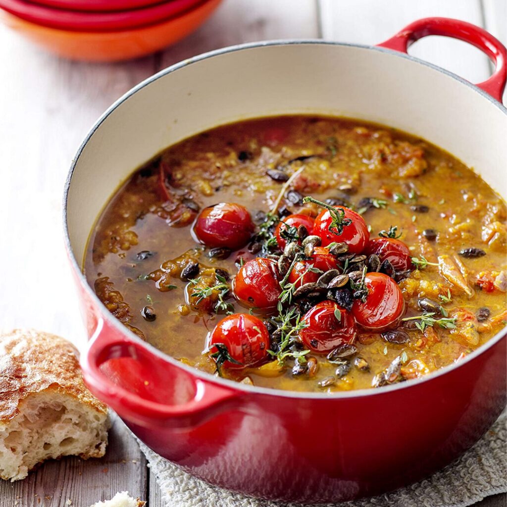 Le Creuset Cocotte tonda Rosso ciliegia 22 cm