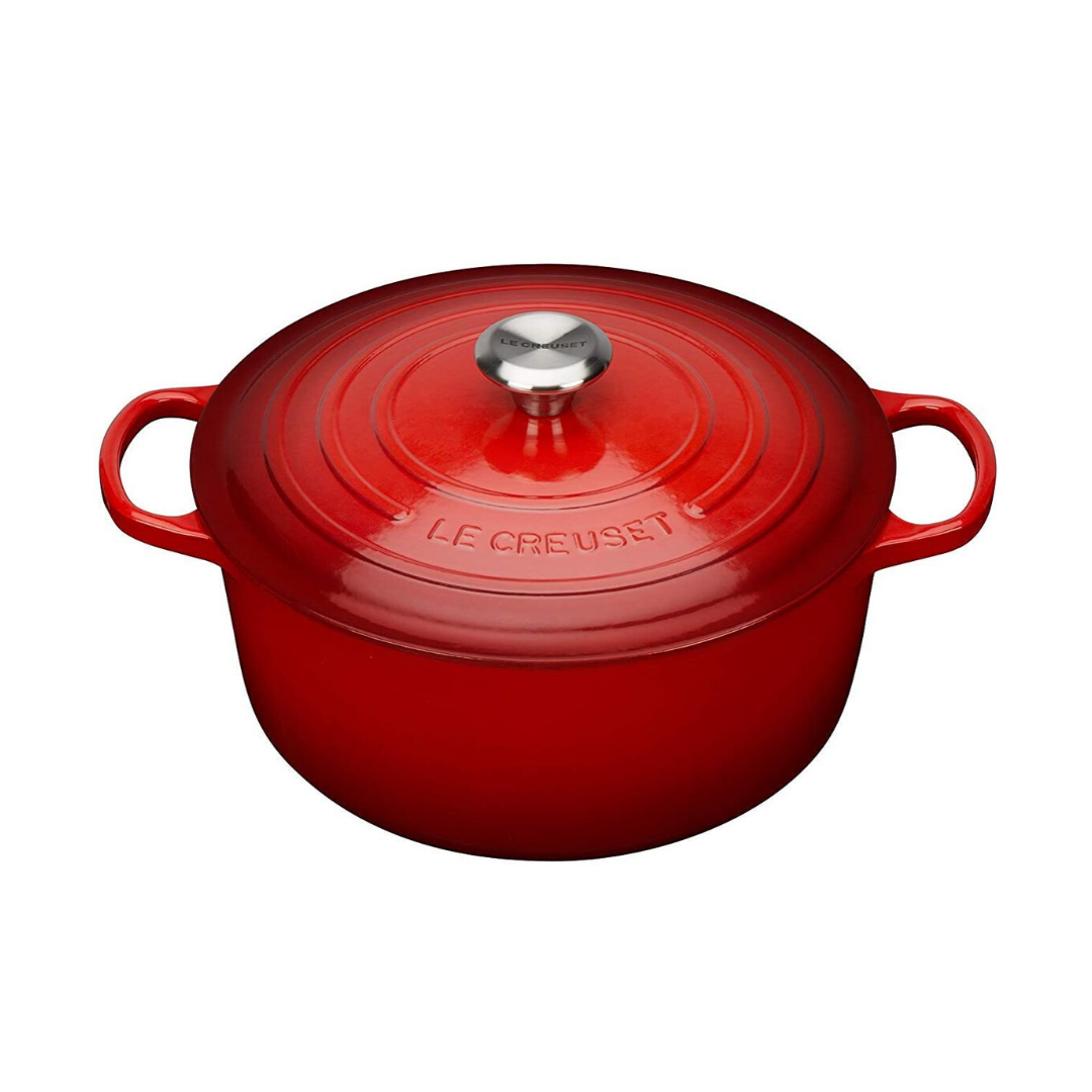 Le Creuset Cocotte tonda Rosso ciliegia 22 cm Le Creuset Cocotte tonda Rosso ciliegia 22 cm