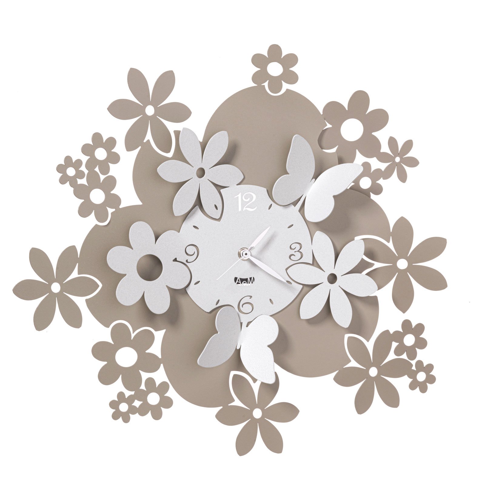 0OR3510C163.jpg Orologio da parete con fiori Daisy - immagine 1