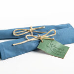 Tovagliolo in cotone - Blu Avio