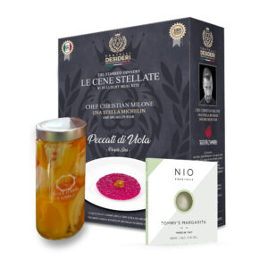 Peccati di viola + nio cocktail + spaccata di verdure