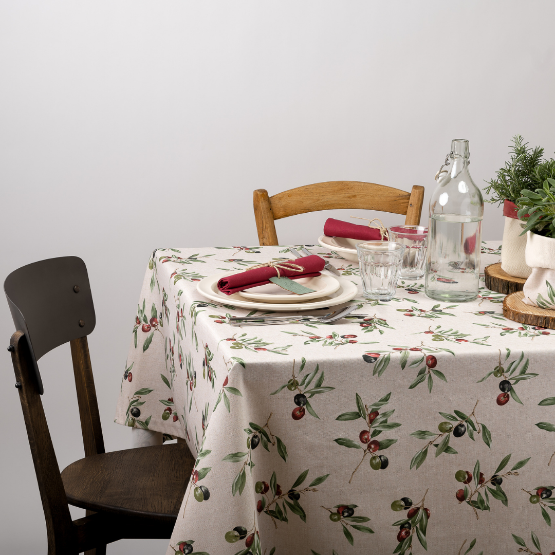 Progetto senza titolo(44) Tovaglia Antimacchia “Olive” - immagine 1