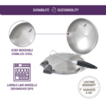 Set o’Plancha in acciaio inox - Mastrad - immagine 9