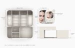 Joseph Joseph - Viva Cosmetic Organiser con specchio - immagine 6
