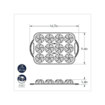 Nordic Ware 75th anniversary Mini Bundt - immagine 3