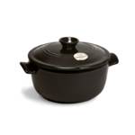Emile Henry - Cocotte rotonda - colore nero - Ø 26