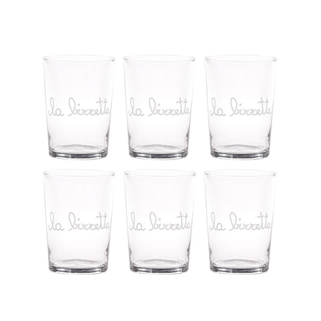 5 Simple Day - Set di 6 Bicchieri "La Birretta" - immagine 1