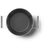 Smeg Cookware Casseruola bassa 2 manici con coperchio - colore Panna - immagine 6