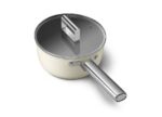 Smeg Cookware Casseruola 1 manico con coperchio - Ø 20 cm - colore Panna - immagine 2