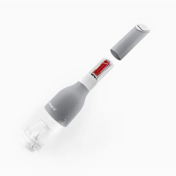 FINAMILL MACINAPEPE E MACINASPEZIE ELETTRICO A BATTERIA GRIGIO CON 2 CAPSULE FINAPOD PRO PLUS - immagine 5