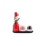 FINAMILL - SET REGALO - MACINAPEPE E MACINASPEZIE ELETTRICO RICARICABILE ROSSO - immagine 3