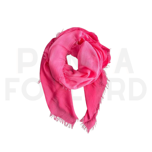 Panda foulard rosa - 100% Bamboo - immagine 1