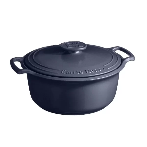 Emile Henry -Sublime, cocotte tonda 7,1 lt - Indigo - immagine 1