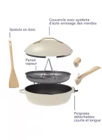 Cookut - La favolosa padella colore meringa