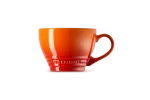 Le creuset - Tazza Giant Mug in gres vetrificato colore arancio - immagine 3