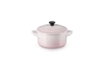 Le creuset - Mini cocotte rotonda in gres vetrificato colore shell pink - immagine 2
