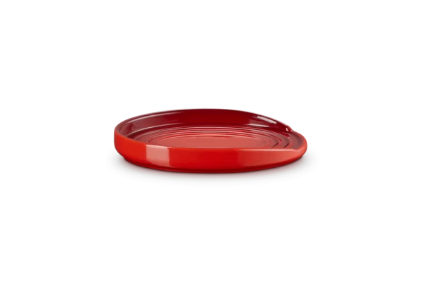 Le creuset - Poggia mestolo ovale in gres vetrificato colore ciliegia - immagine 2