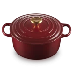 Le Creuset Cocotte rotonda Evolution in ghisa vetrificata  Ø 24 colore rhone