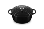 Le Creuset Cocotte rotonda Evolution in ghisa vetrificata Ø 24 colore nera