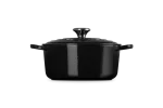 Le Creuset Cocotte rotonda Evolution in ghisa vetrificata Ø 24 colore nera - immagine 4