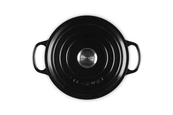 Le Creuset Cocotte rotonda Evolution in ghisa vetrificata  Ø 24 colore nera - immagine 2