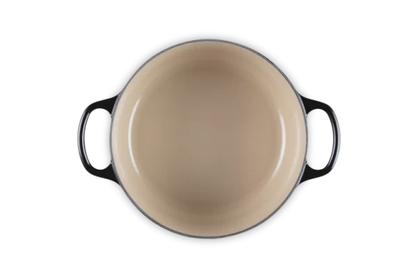 Le Creuset Cocotte rotonda Evolution in ghisa vetrificata  Ø 24 colore nera - immagine 3
