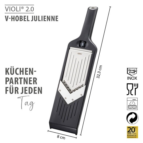GEFU – Mandolina taglio julienne VIOLI - immagine 2