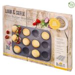 BIRKMANN - "Laib & Seel" Teglia antiaderente forata per 12 Mini-burger