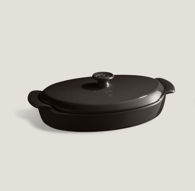 PETIT Emile Henry - Piccola Papillote - Colore Nero (Fusain) - immagine 1