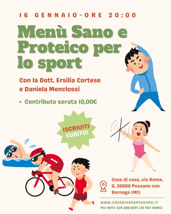 Menù sano e proteico per lo sport - immagine 1