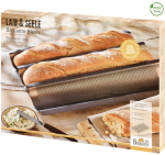 BIRKMANN - "Laib & Seele" Stampo forato per 3 Baguette