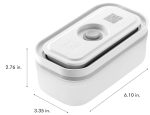 ZWILLING - Fresh & Save - Set contenitori in plastica S/M/L -  3Pz. - Colore Bianco/ Grigio - immagine 8
