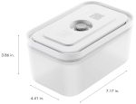 ZWILLING - Fresh & Save - Set contenitori in plastica S/M/L -  3Pz. - Colore Bianco/ Grigio - immagine 7
