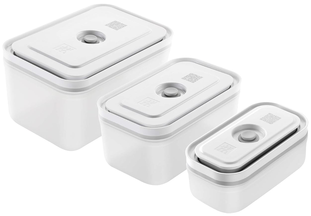 ZWI ZWILLING - Fresh & Save - Set contenitori in plastica S/M/L - 3Pz. - Colore Bianco/ Grigio - immagine 1