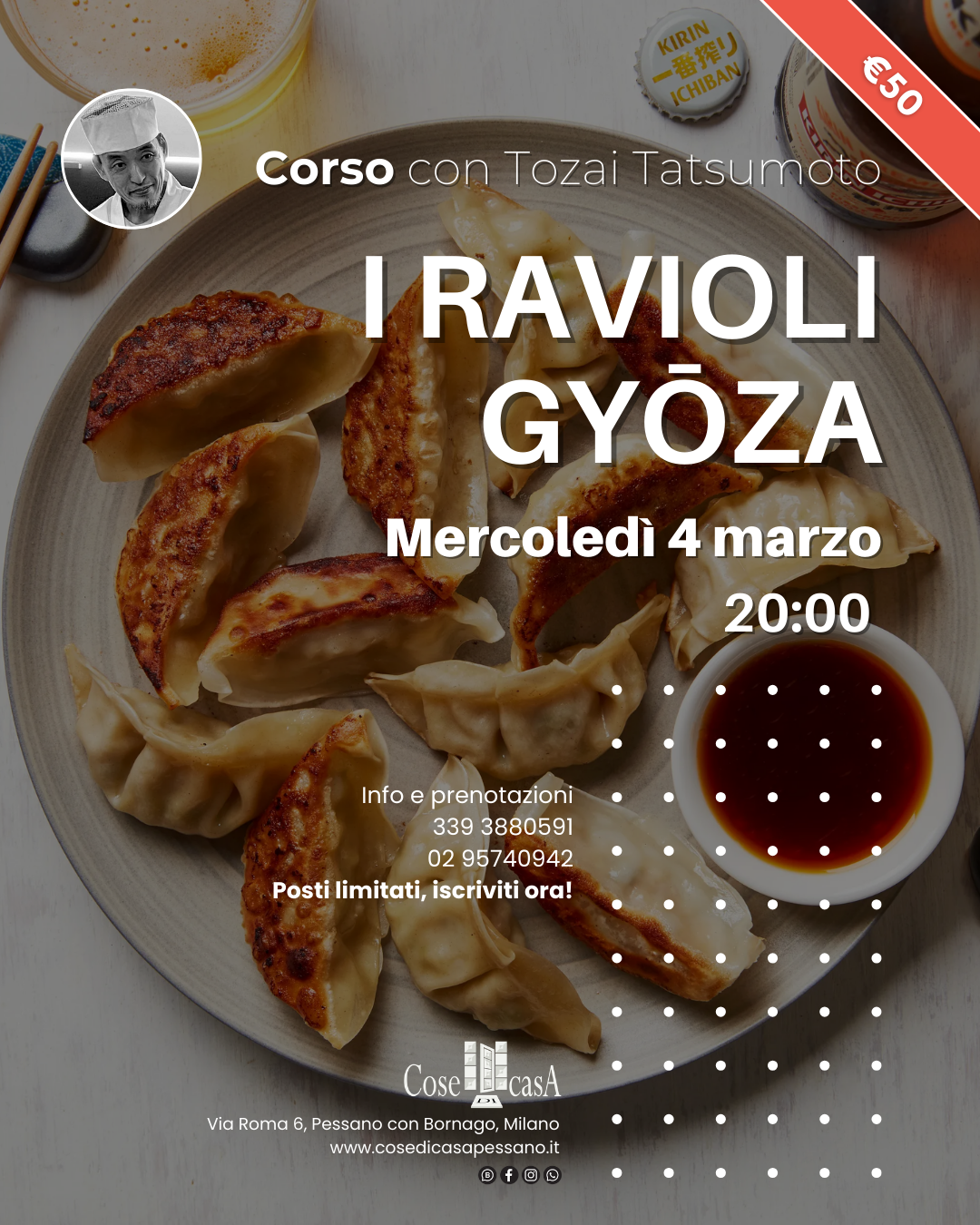 Gyoza 4 mar I tradizionali ravioli Gyoza (7° edizione) - immagine 1